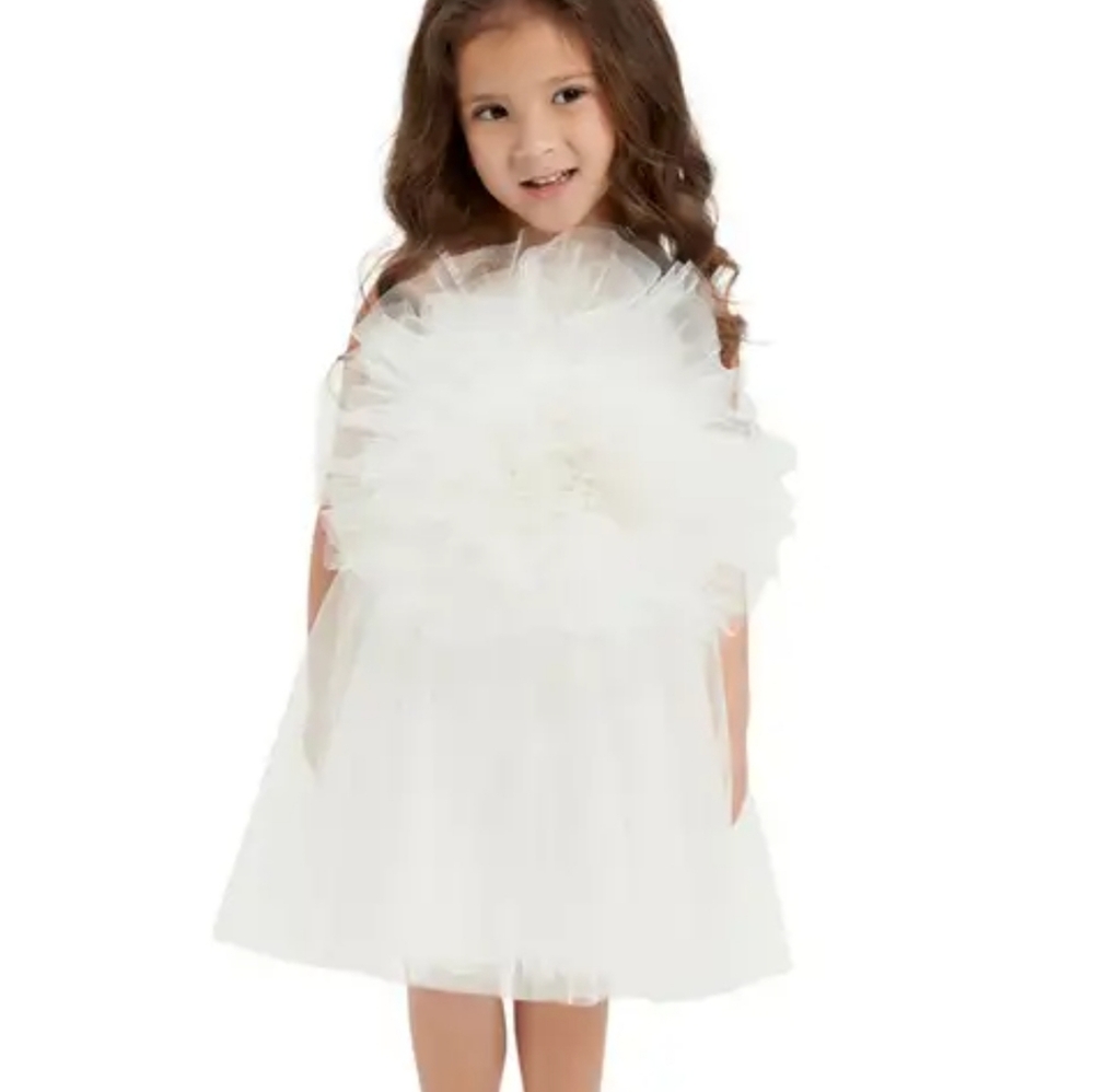 Bardot little girls white dress NWT size 4